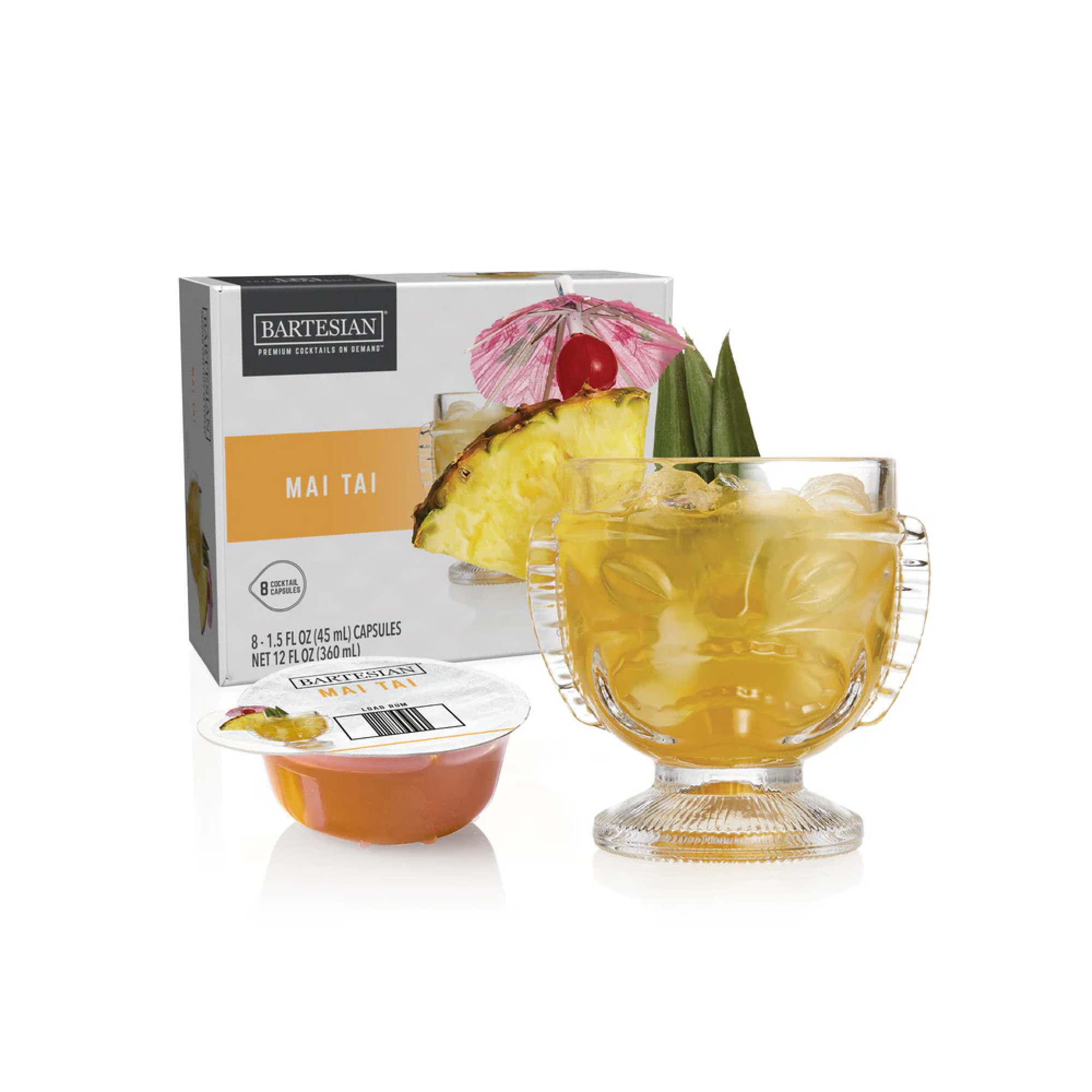 Bartesian Mai Tai  Pack  of 8 Cocktail Capsules